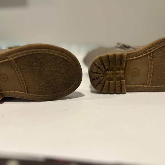 Rachel shoes brown boots with flowers size 6 toddler - Picture 5 of 7